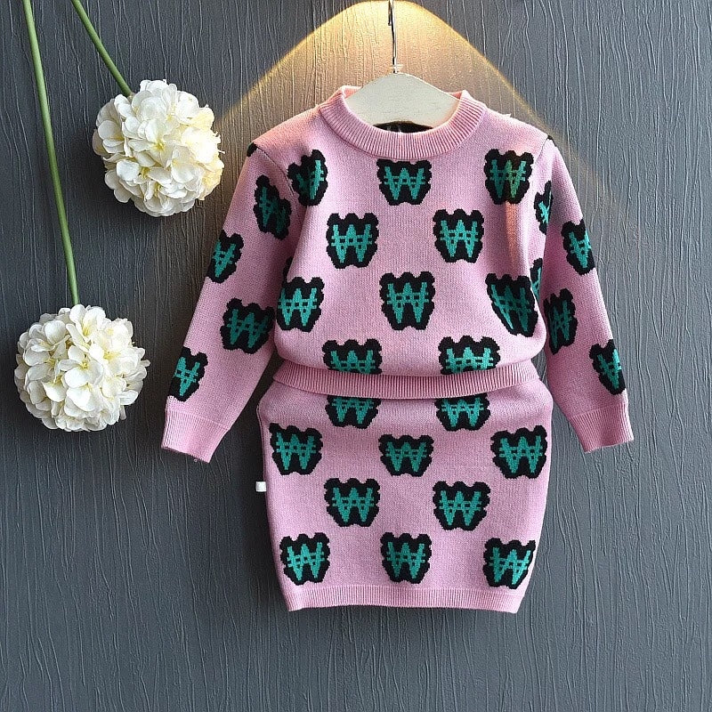 Sweater Skirt Set