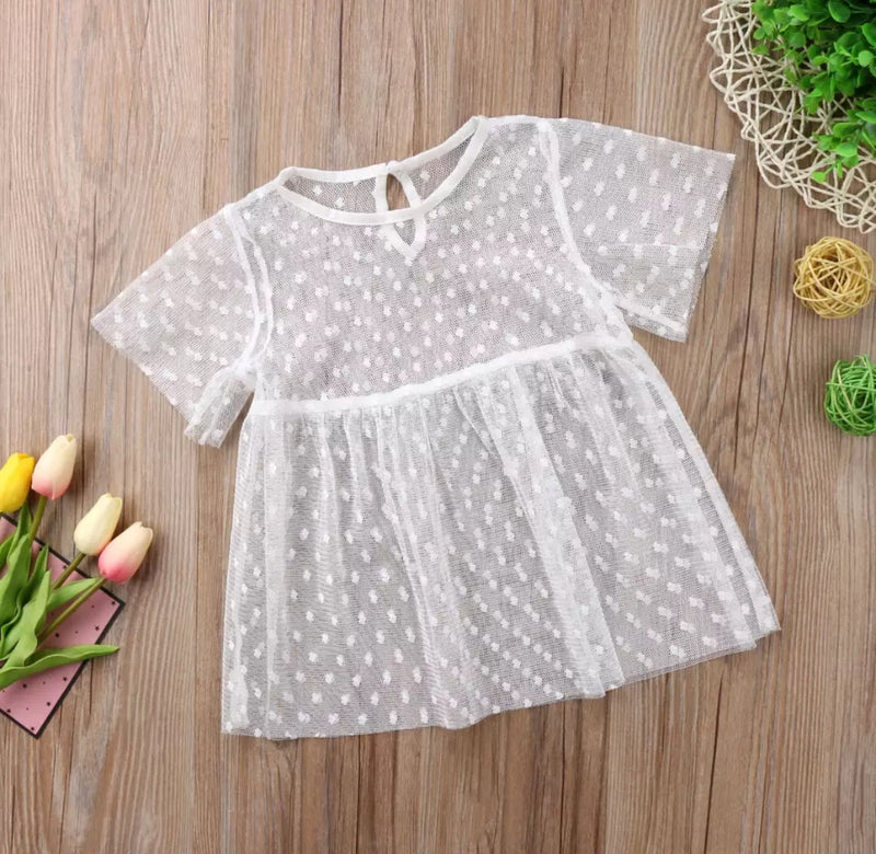 Toddler Mesh Cover Dress