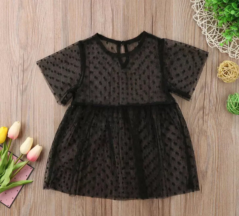 Toddler Mesh Cover Dress