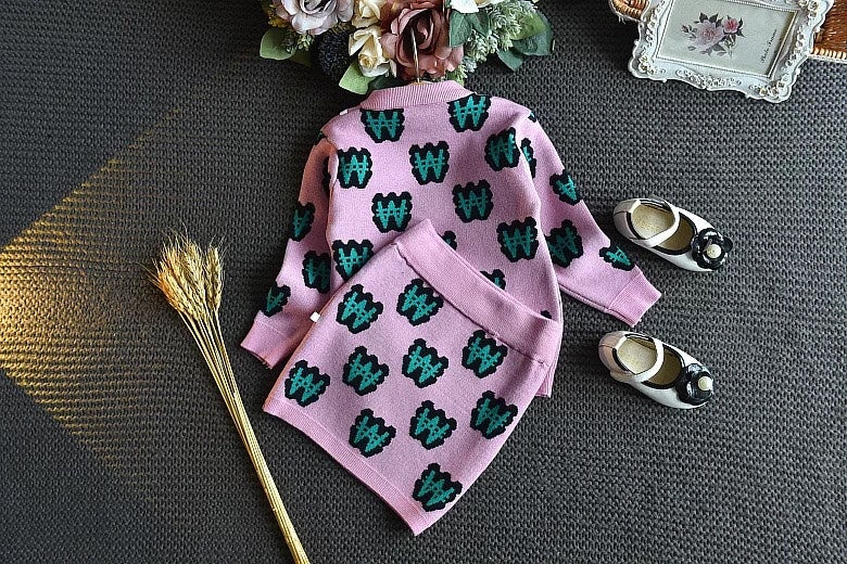 Sweater Skirt Set