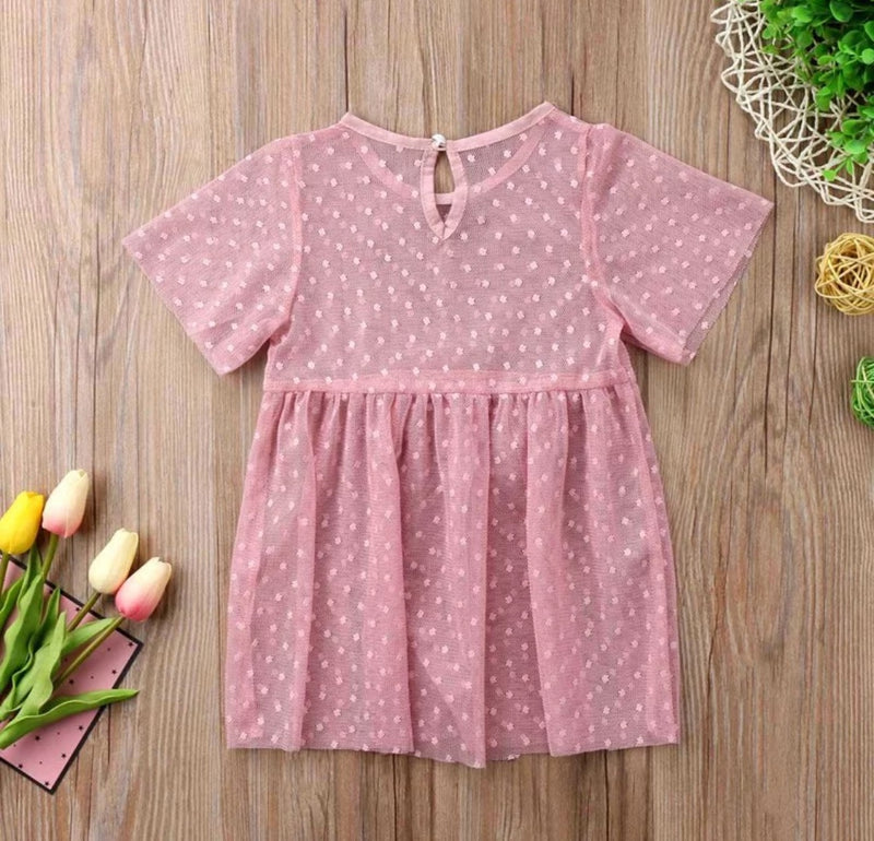 Toddler Mesh Cover Dress