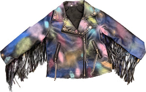 Girls Graffiti Leather